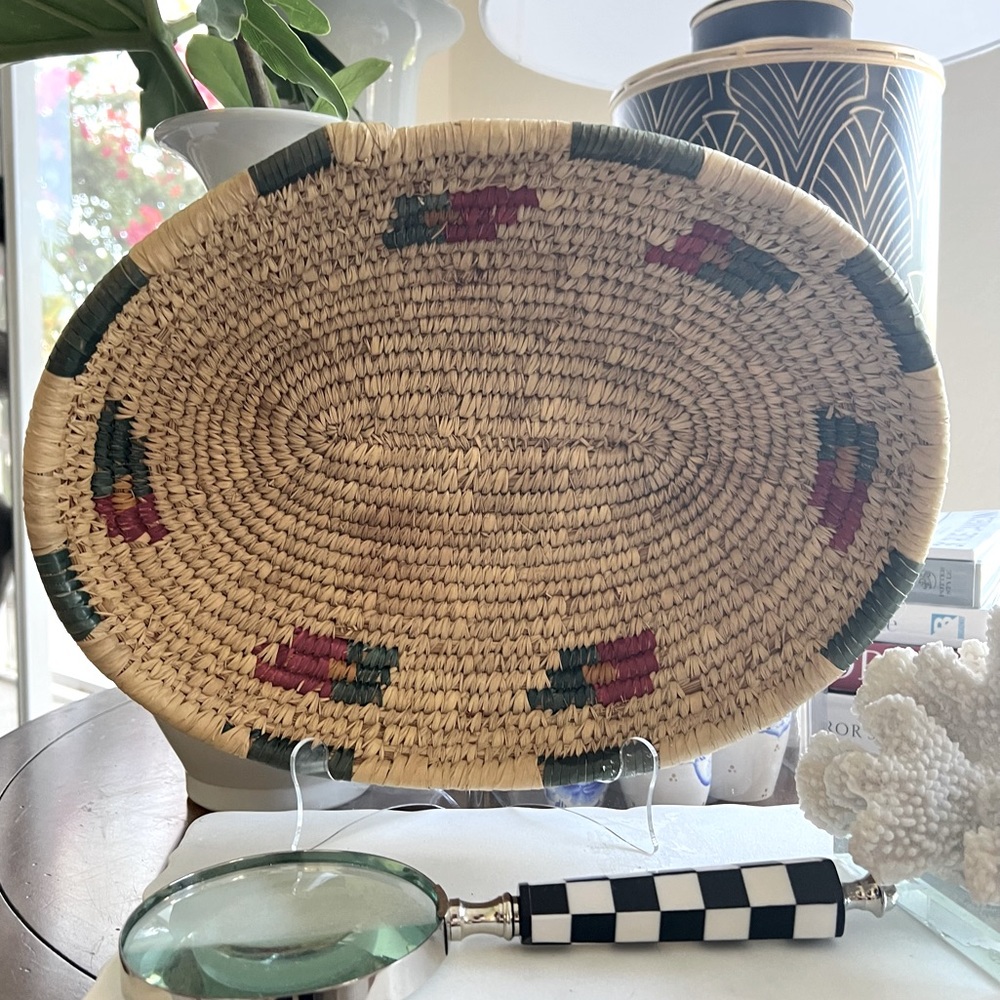 Vintage Native American Weave Basket